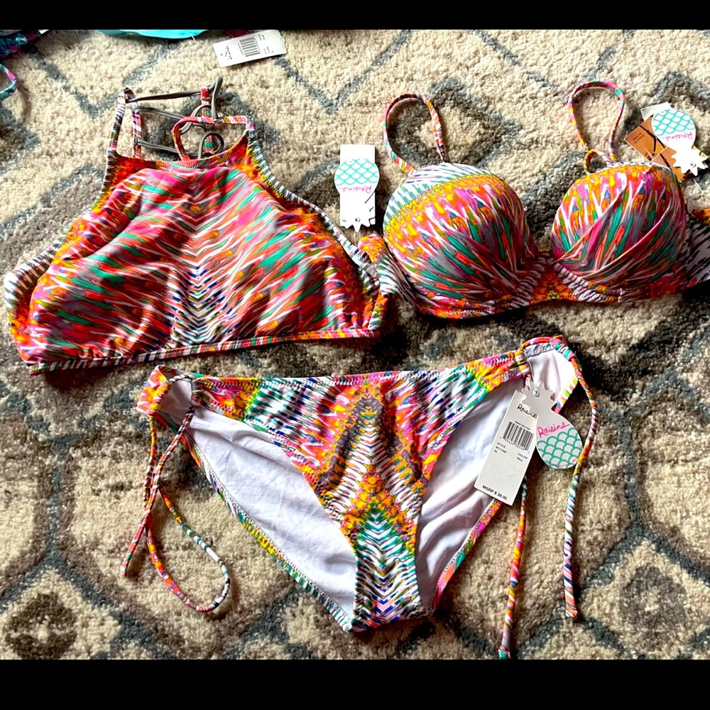 raisins two piece bikinis Sz.XL